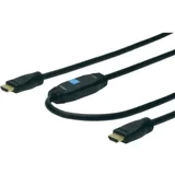 HDMI 1.4 High Speed Ethernet 4K30Hz UHD HDMI A /HDMI A M /M 15m Amplifier Connection Cable