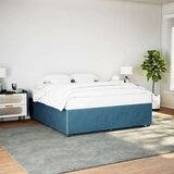 Okvir za krevet plavi 200x200 cm baršunasti | shoptok.hr