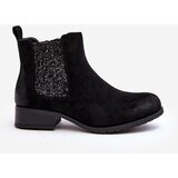 Boto Women's Ankle Boots on Flat Heel Black Sauamia | ePonuda.com