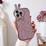INORCO Za iPhone 14 Pro Rabbit Design Galvanizirana torbica za telefon z bleščicami, mehak TPU ovitek za mobilni telefon proti padcem, (22036799) Cene
