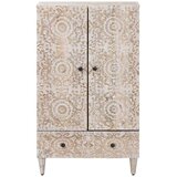  Visoka ploča Bijelo 60 x 33 5 x 100 cm Čvrsto drvo manga - Bijelo | shoptok.hr