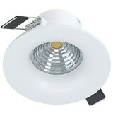 Eglo LED ugradbena svjetiljka, okrugla Saliceto (6 W, Ø x V: 8,8 x 4,2 cm, Bijele boje, Topla bijela) | shoptok.hr