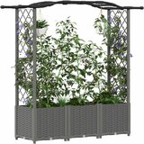  Povišeni krevet s mrežom i krovom Svjetlosiva 164 x 40 x 138 cm | shoptok.hr
