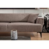 Atelier Del Sofa Trosjed na razvlačenje Hamlet 95x77x230 cm, Svijetlobraon | Eponuda.ba