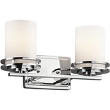 Elstead Lighting Elstead Hendrik Stenska svetilka za kopalnico z 2 lučema, polirani krom, IP44, G9, (22098941) | Shoptok.si