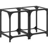 Furnova Klubske mizice s stekleno površino 2 kosa 30x30x40 cm jeklo, (21914830) | Shoptok.si