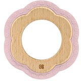 Kikka Boo drvena igračka sa silikonskom glodalicom flower pink ( KKB20054 ) Cene