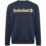 Timberland Sweater majica toplo smeđa / mornarsko plava / bijela