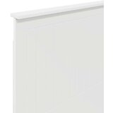  Vzglavje z vzglavjem Bela 80 cm Konstruiran les, (5000109785) | Shoptok.si