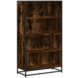 vidaXL Polica za knjige dimljeni hrast 80,5x35x139cm konstruirano drvo | shoptok.hr