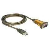 65840 serial cable Black, Yellow 1.5 m USB Type-A DB-9