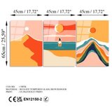WALLXPERT dekorativna slika od kaljenog stakla (3 komada) uv 944 45 x 65 | ePonuda.com