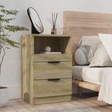  Noćni ormarići 2 kom boja hrasta sonome od konstruiranog drva | shoptok.hr