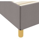  Krevet s opruga kutije Taupe i bijela 90 x 190 cm tkanina | shoptok.hr