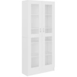  Vitrina bijela 82,5 x 30,5 x 185 cm konstruirano drvo | Eponuda.com