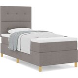  Krevet s oprugom s madracem Taupe 80x200 cm Tkanina | shoptok.hr
