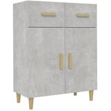  Komoda siva boja betona 69,5x34x89 cm od konstruiranog drva | shoptok.hr