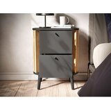 Premium Living Nočna Omarica Pure, Siva | Shoptok.si