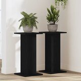  Stalak za biljke 2 pcs Crni hrast 30 x 30 x 60 cm | shoptok.hr
