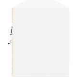 VidaXL Stenska TV omarica z LED lučkami bela 180x31x38 cm Slike