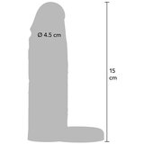 Inferno Penis Sleeve Liquid Silicone Ring 15cm Skin | shoptok.hr