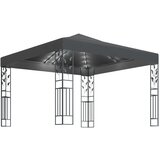 vidaXL Paviljon z LED lučkami 3x3 m antraciten | Shoptok.si