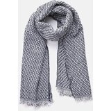 Gemre Blue and White Scarf Aria Cene