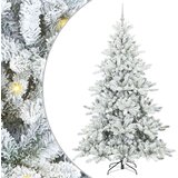  Umjetno božićno drvce s nogom Bijelo 210 cm PVC i čelik | shoptok.hr