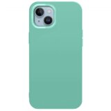 Onasi satin silikonski ovitek za iPhone 13 6.1 - mint Cene