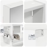  Set ormarića za kupaonicu s policom 3 pcs 100 x 10,5 x 50 cm | shoptok.hr
