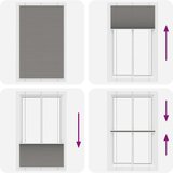 vidaXL Plisirana roleta antracit 120x200 cm širina tkanine 119,4 cm | shoptok.hr