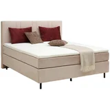 POSTELJA BOXSPRING 180 cm x 200 cm , tekstil bež