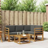  Set vanjskih sofa 5 kom. Prirodna i antracit | Eponuda.com
