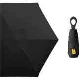 INF Kompakten zložljiv dežnik z obročastim ročajem Black, (22054792) u
