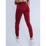 DStreet Spodnie damskie dresowe JULIET bordowe | shoptok.hr