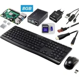 Renkforce Pro Set Raspberry Pi® 4 B 8 GB 4 x 1.5 GHz uklj. napajanje, uklj. kućište, uklj. hladnjak, uklj. HDMI kabel ,
