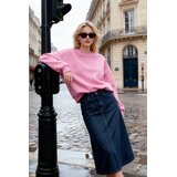 TRENDYOLMILLA ženski duks Twoaw24sw00102, Roze-Roze u