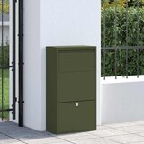  Sandučić za pakete Maslinasto zelena 44 x 22 x 82 cm Čelik | shoptok.hr
