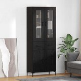  Highboard 2 kom. Crni hrast 69,5 x 34 x 180 cm | shoptok.hr