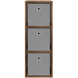  Kreveta s ladicama Dimljeni hrast 30,5 x 27 x 84,5 cm | shoptok.hr
