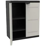 Shramba na prostem Armoire basse TITANIUM beige et noir Bež