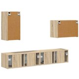 4 Set omare za televizijo na steni 4 pcs Sonoma hrast, (5000132512) | Shoptok.si