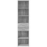  Visoka komoda siva sonome 45x42,5x185 cm od konstruiranog drva | Eponuda.ba