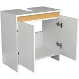 MID.YOU Omarica Za Pod Umivalnik Malira, Bela, Barva Hrasta | Shoptok.si