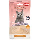 Nobby StarSnack Cat Licky krema, losos in slad - 5 x 15 g Cene