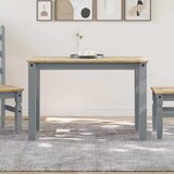  Blagovaonski stol PANAMA sivi 112x60x75 cm od masivne borovine | shoptok.hr