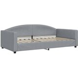  Dnevni krevet na razvlačenje svjetlosivi 100x200 cm od tkanine | shoptok.hr