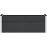  Povišena vrtna gredica Crna 150 x 50 x 54 cm | Eponuda.com
