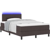 vidaXL Box spring krevet Tamno smeđa 120 x 200 cm tkanina | shoptok.hr