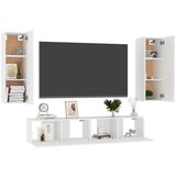  Komplet TV omaric 4-delni bela iverna plošča, (20914849) | Shoptok.si
